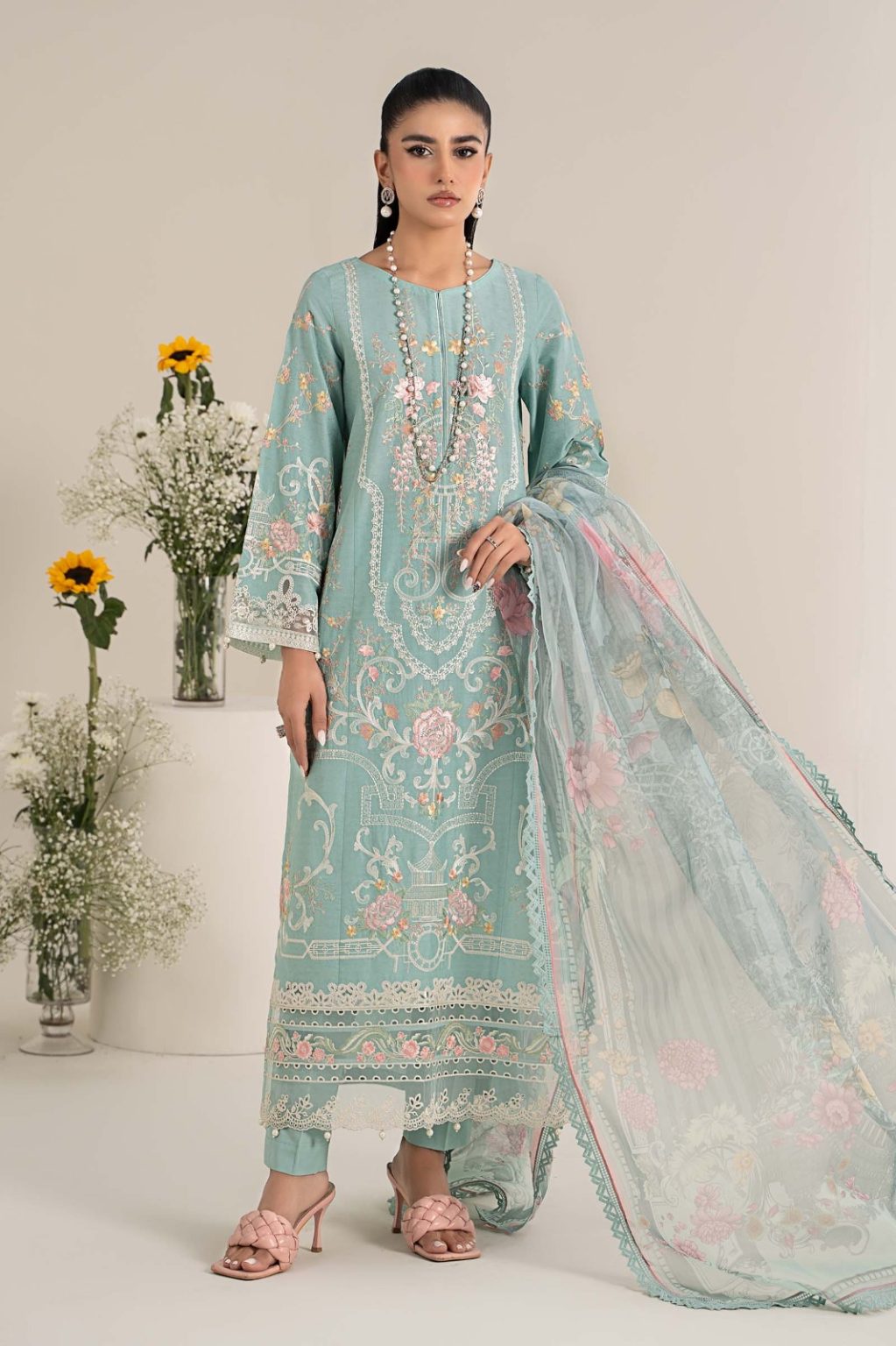 Maria.B | Spring Summer’25 | Embroidered Lawn Suit | DW-EF25-49