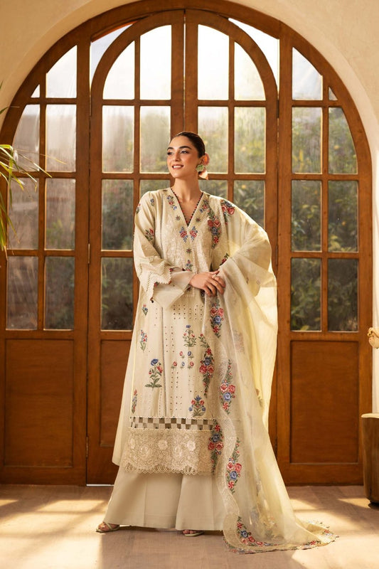 Maryam Hussain | Luxury Lawn 2025 | Mint