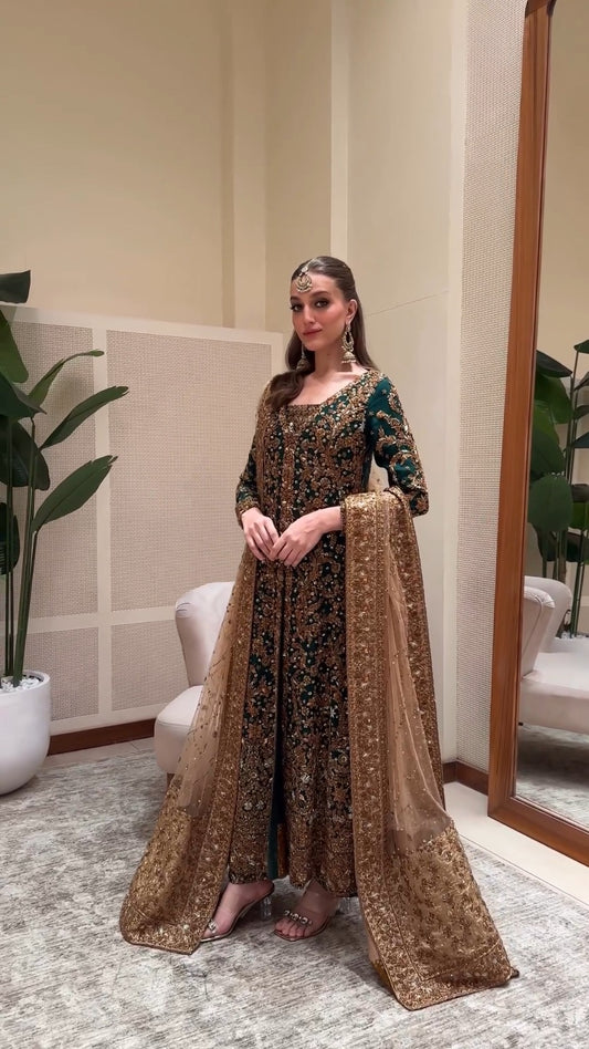 Shakeel's Zeeshan Danish | Emerald green