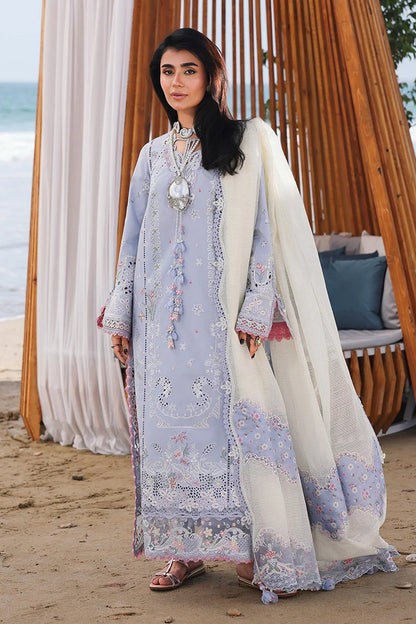Qalamkar Sahil Luxury Lawn '26 | ZAYNA