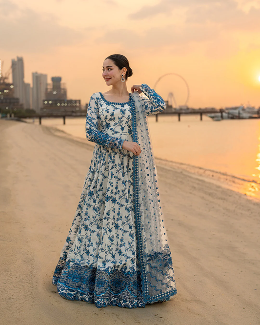Faiza Saqlain Luxury Lawn Frock Style'26 | Jehona