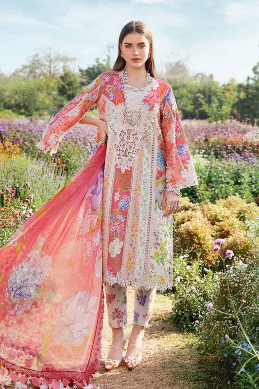 M.Prints | Unstitched Printed Lawn Suit | MPT-2509-B
