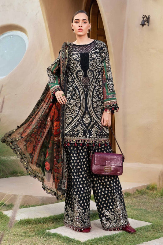 M.Prints | Unstitched Printed Lawn Suit | MPT-2512-B