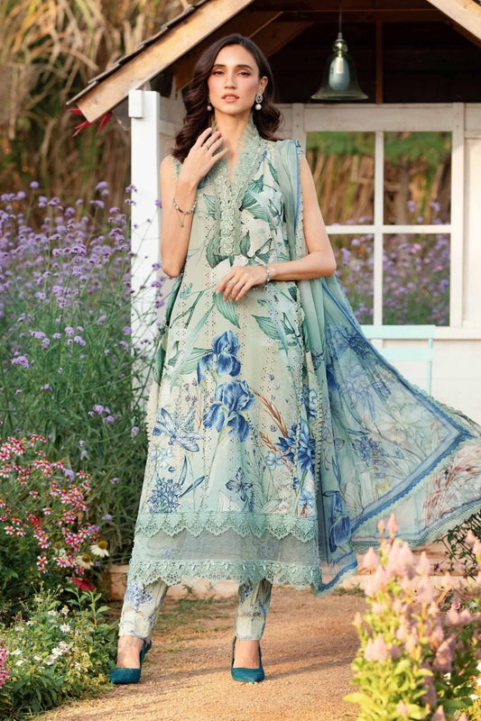M.Prints | Unstitched Printed Lawn Suit | MPT-2502-B