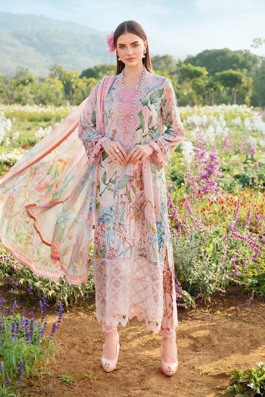 M.Prints | Unstitched Printed Lawn Suit | MPT-2502-A