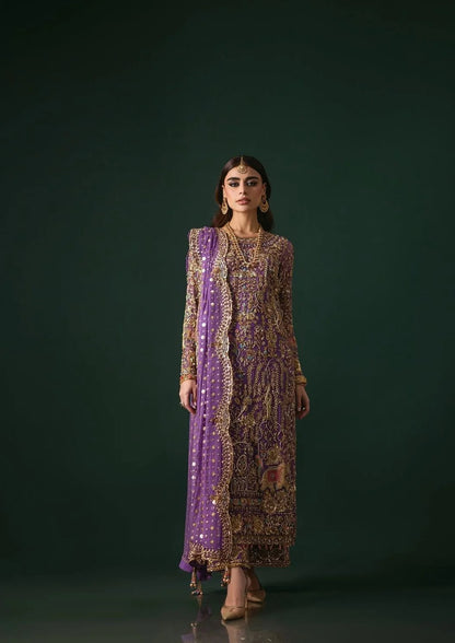 Nomi Ansari | Bridal Couture | Rich Purple For the Modern Muse