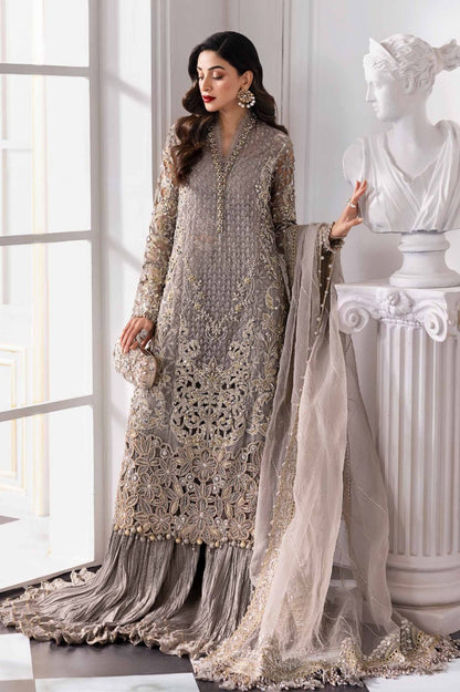Maria.B | Unstitched Embroidered Organza Suit | BD-3006