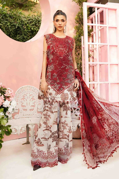 M.Prints | Unstitched Printed Lawn Suit | MPT-2608-A