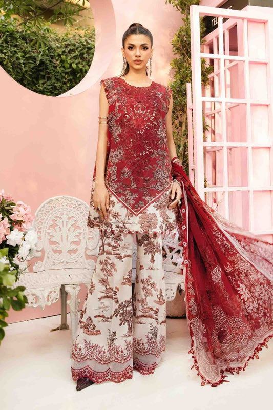 M.Prints | Unstitched Printed Lawn Suit | MPT-2608-A