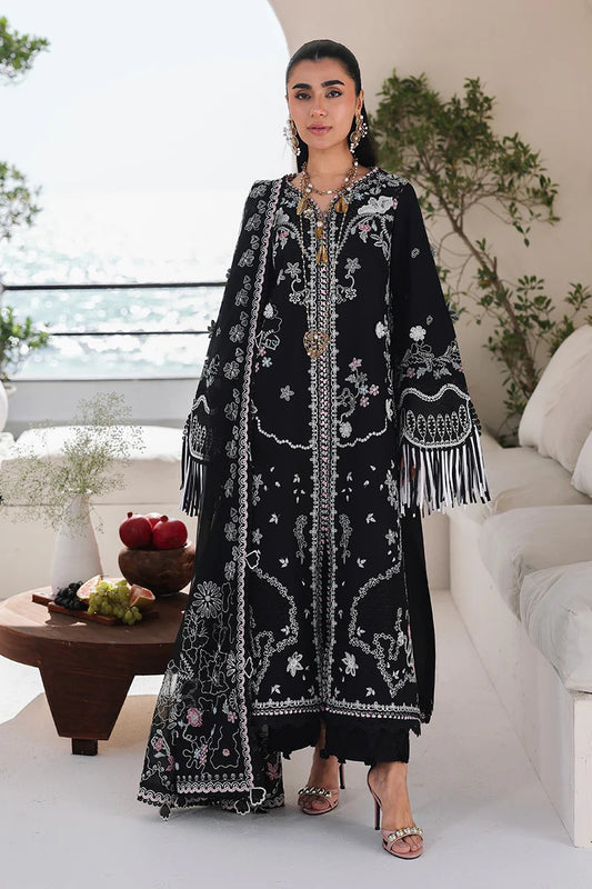 Qalamkar Sahil Luxury Lawn '26 | LIANA