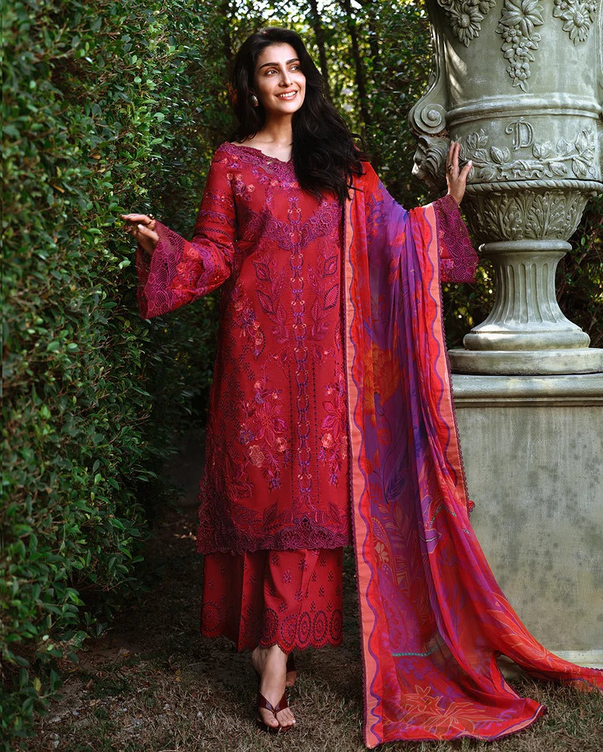 Mushq | Amoi Luxury Lawn'26 | Falling Petals