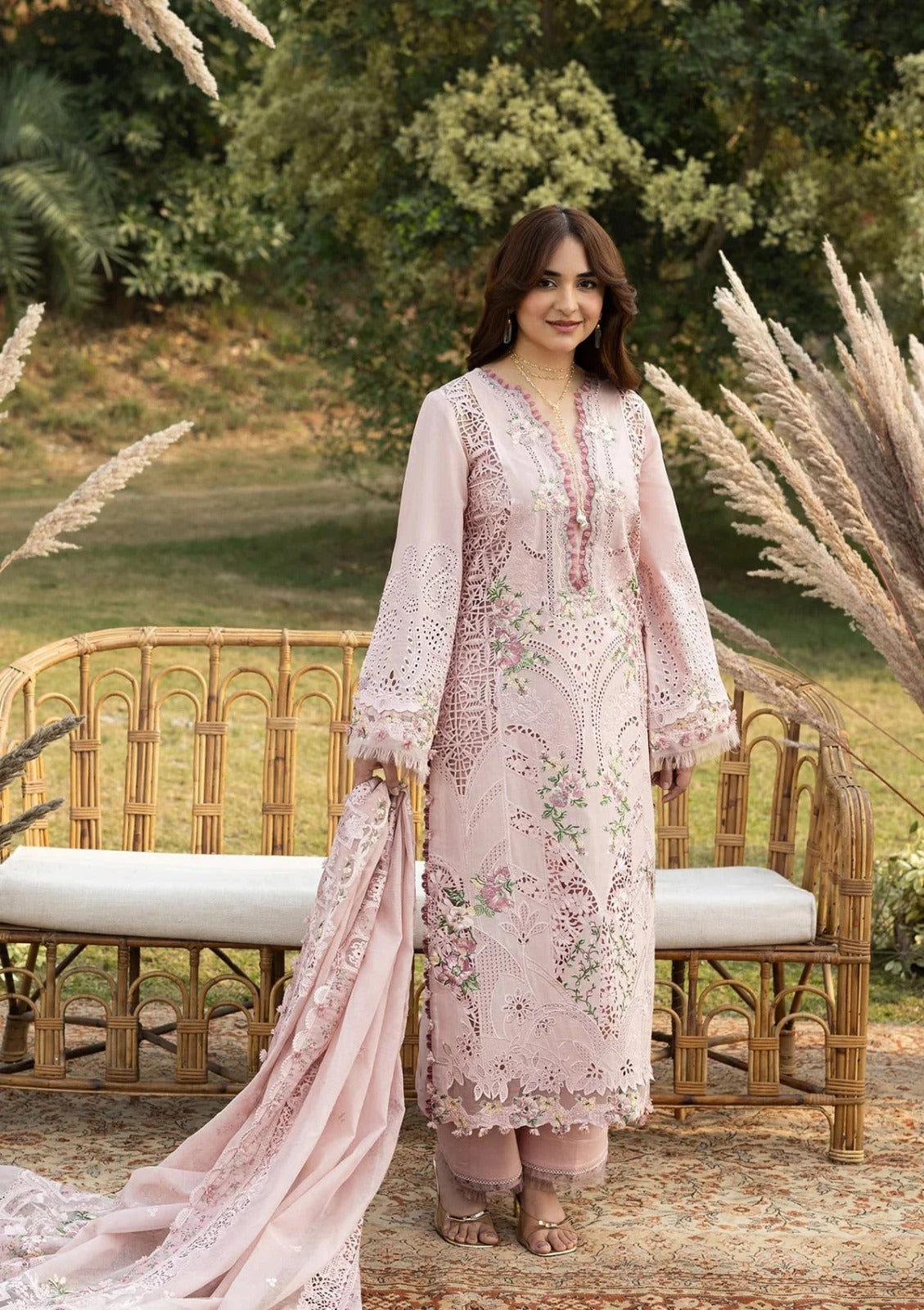 Elaf | Luxury Lawn'26 | ELY-4A BLOOMING