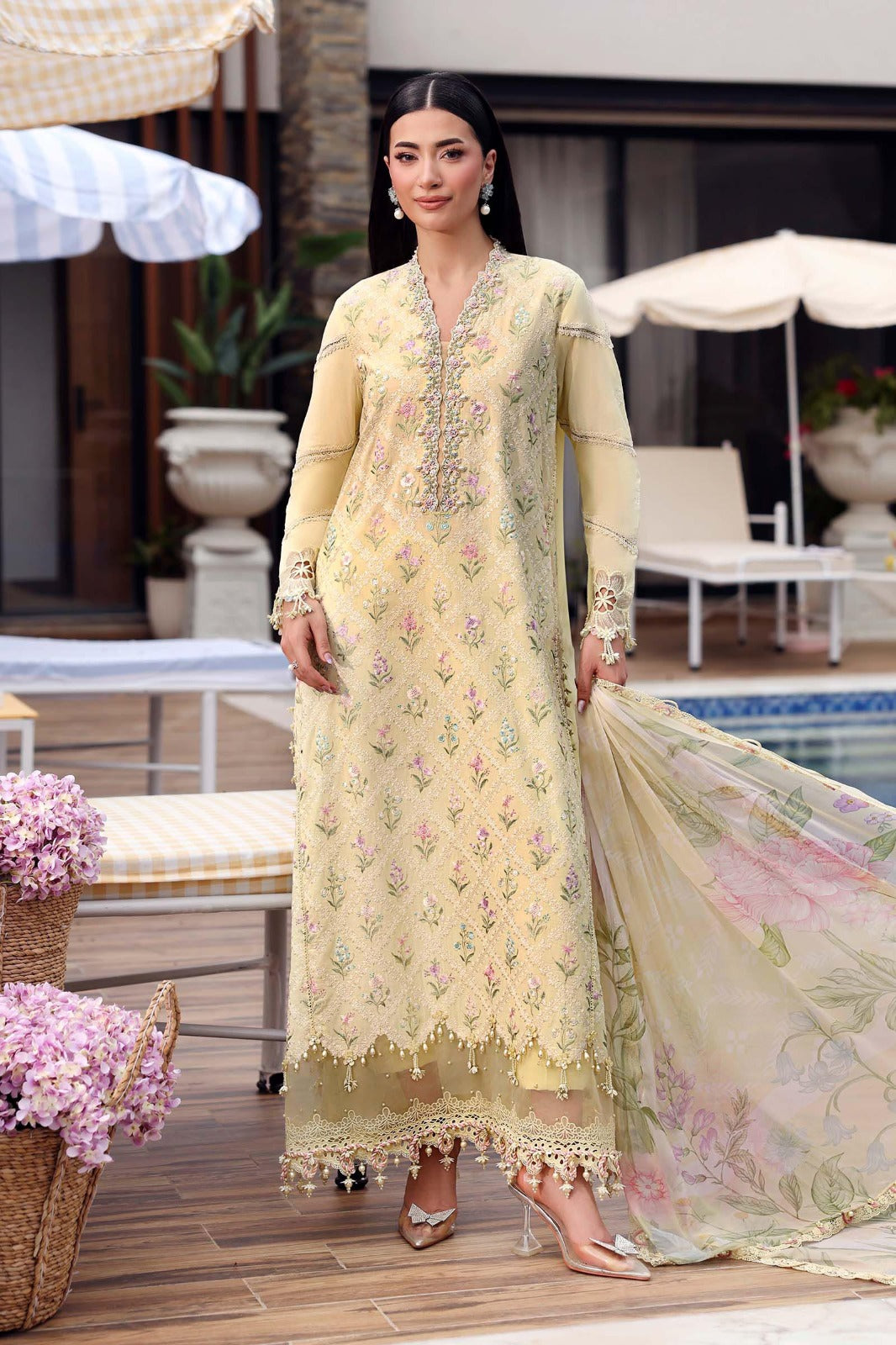 Mprints 2026 | Embroidered Lawn Suit | MPT-3001-A