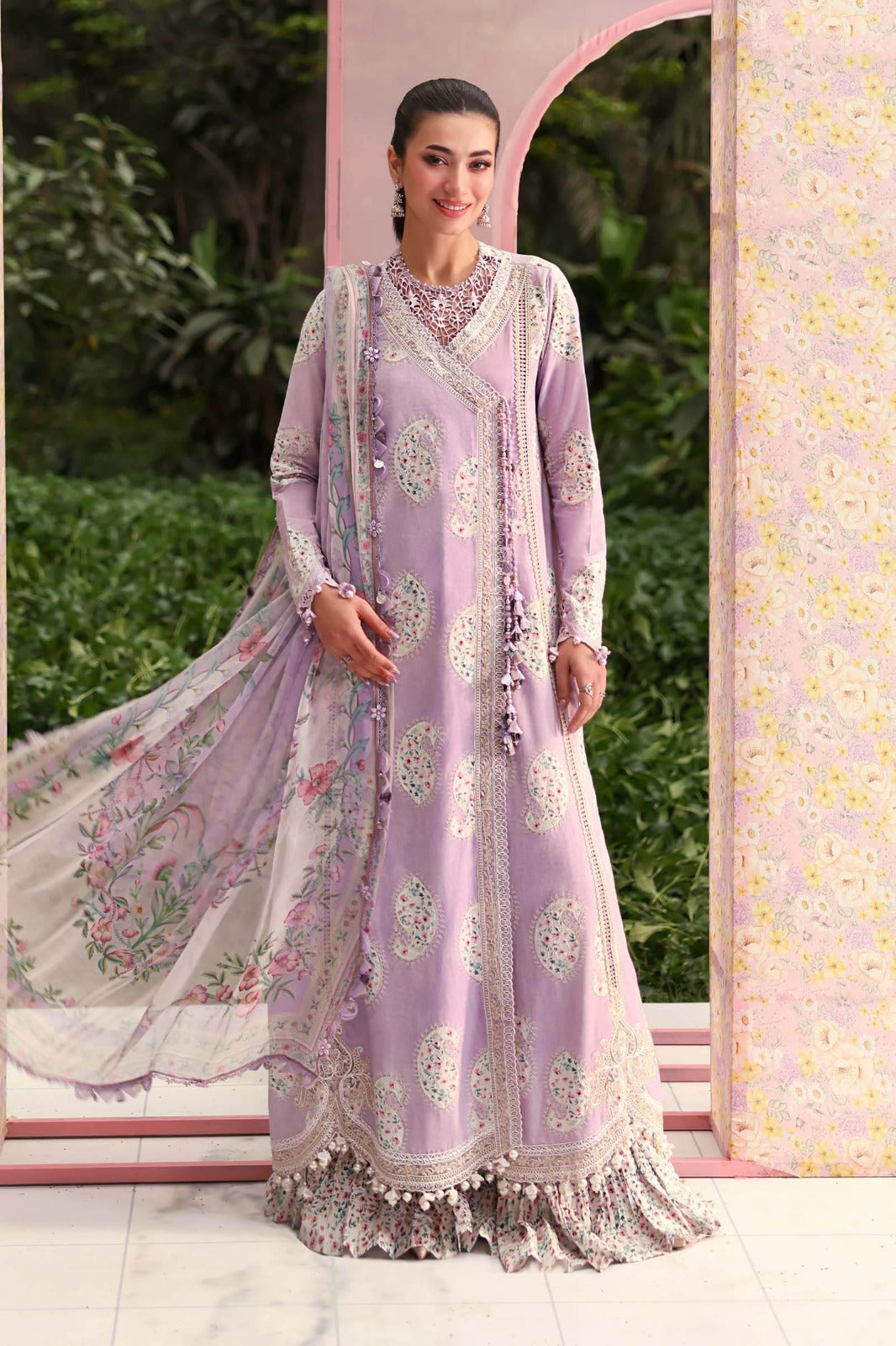 Mprints 2026 | Embroidered Lawn Suit | MPT-3009-B