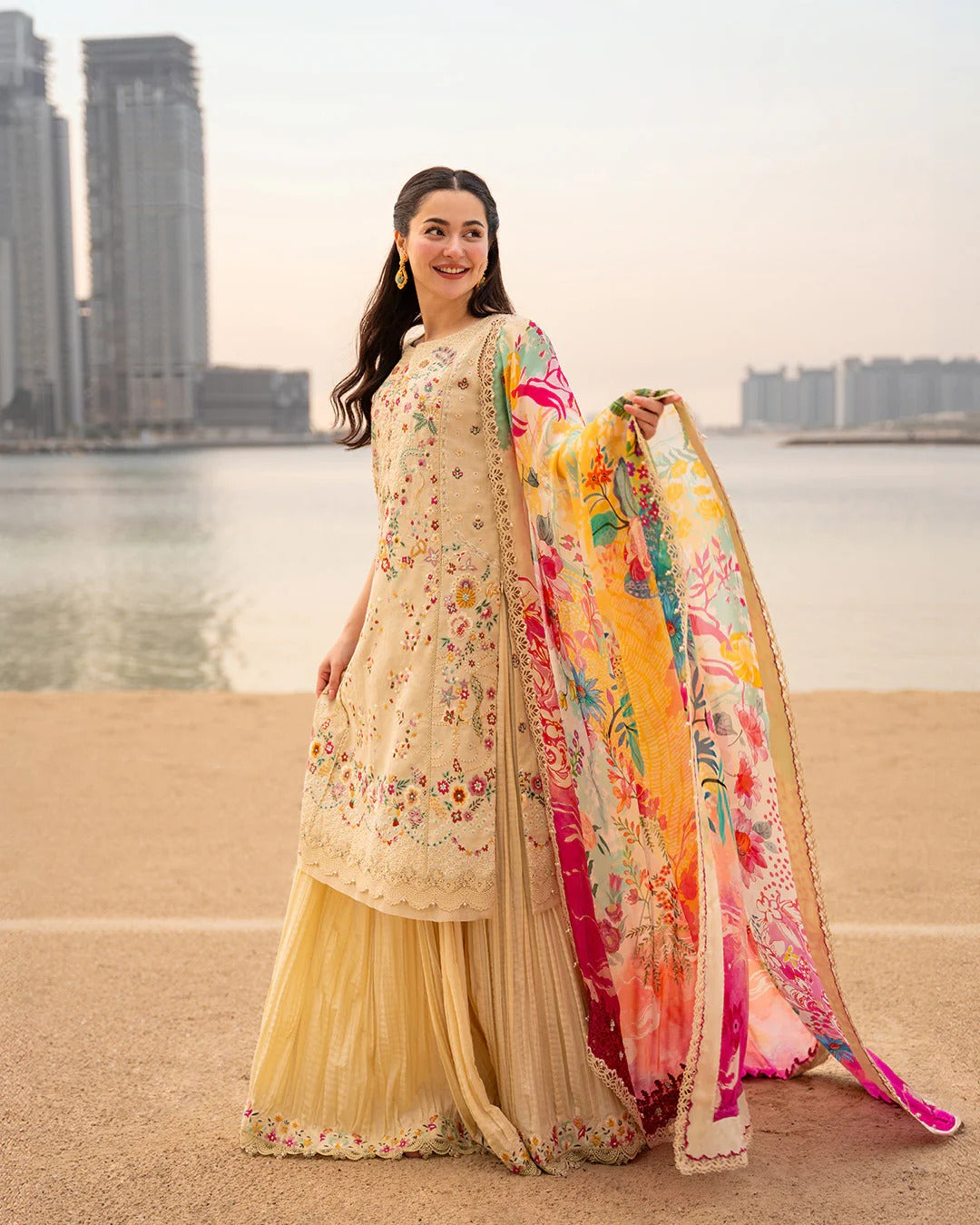Faiza Saqlain Luxury Lawn'26 | Merjem