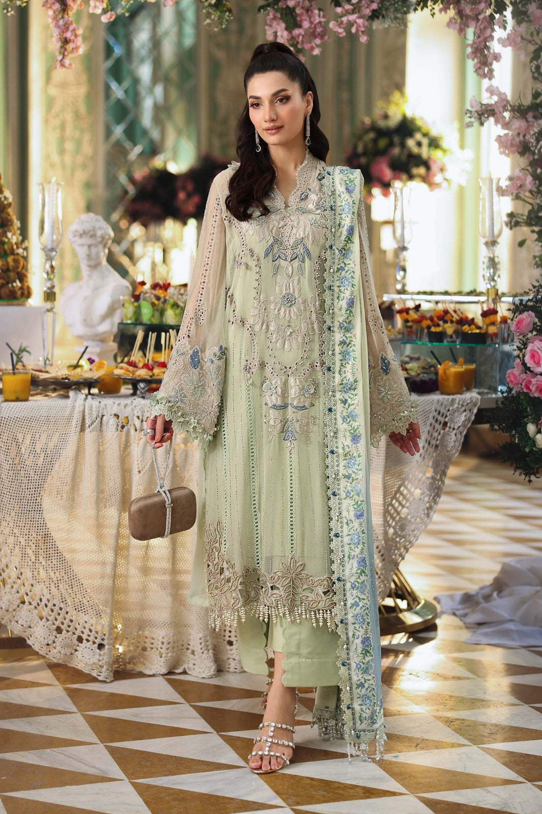 Maria.B | Chiffon 2026 | MPC-26-105-Pistachio Green