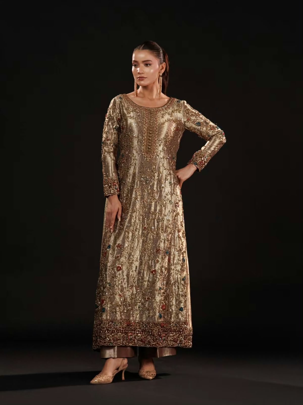 Usama Silk | Gilded Mosaic