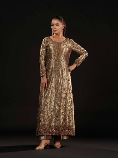 Usama Silk | Gilded Mosaic