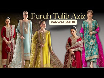 Farah Talib Aziz – Luxury Wedding Wear | Avisa Emerald Kurta