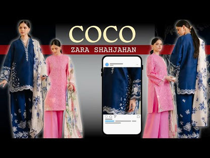 COCO Lawn by Zara Shahjahan 2025 | TINA-3A