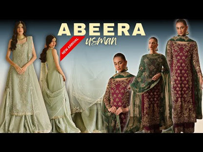 Abeera Usman | Festive Wear | Burgundy Dusk