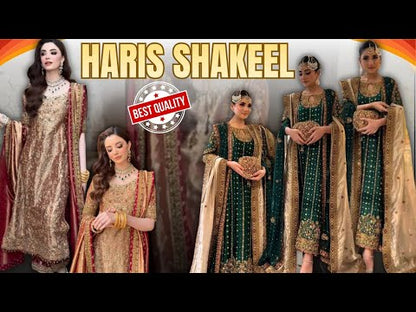 Haris Shakeel | Wedding Couture | Rose Pink