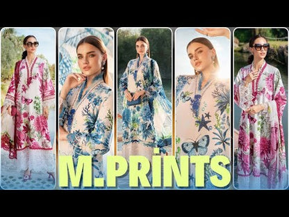 M.Prints | Unstitched Printed Lawn Suit | MPT-2510-A